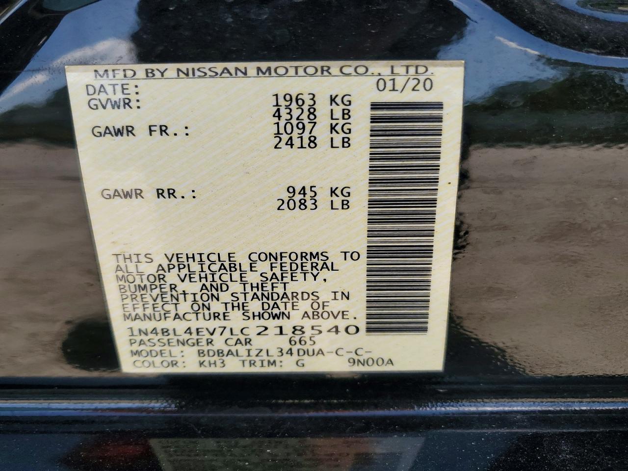 Nissan Altima Sl