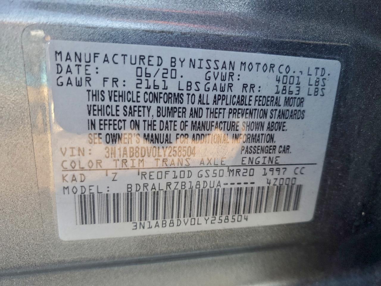Nissan Sentra Sr