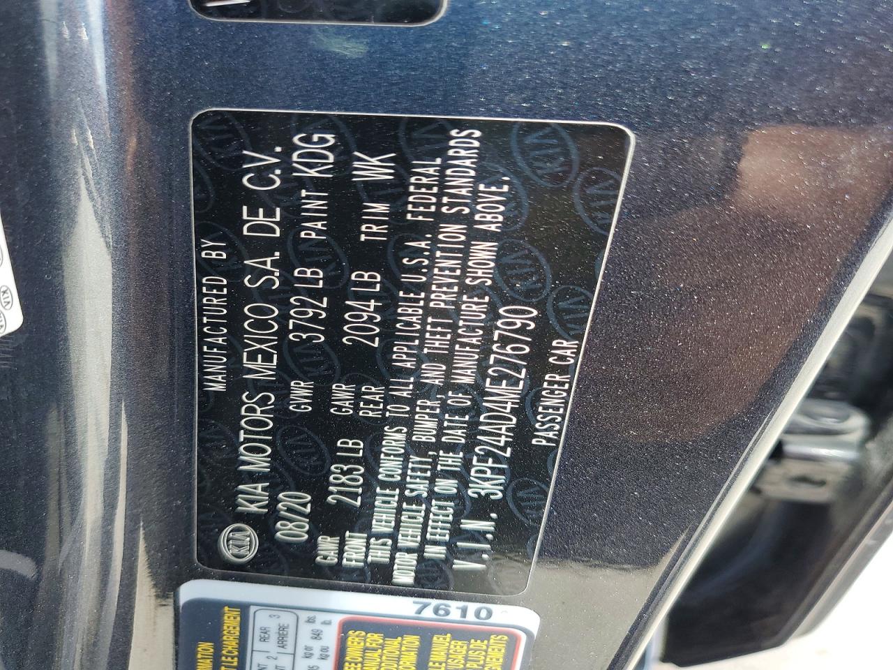 Kia Forte Lxs