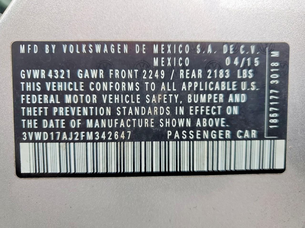 Volkswagen Jetta Se