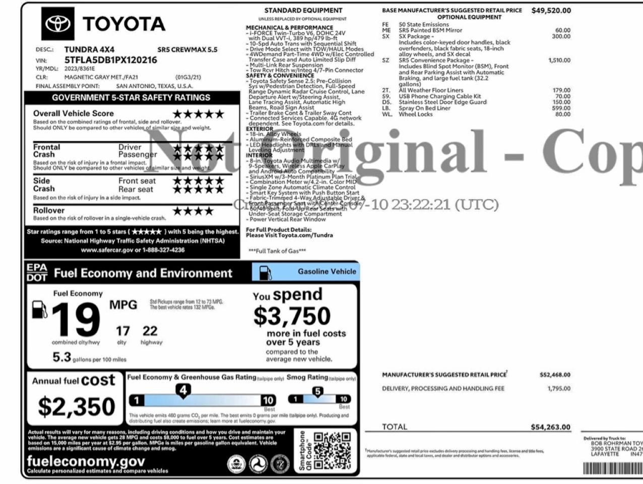 Toyota Tundra Sr5