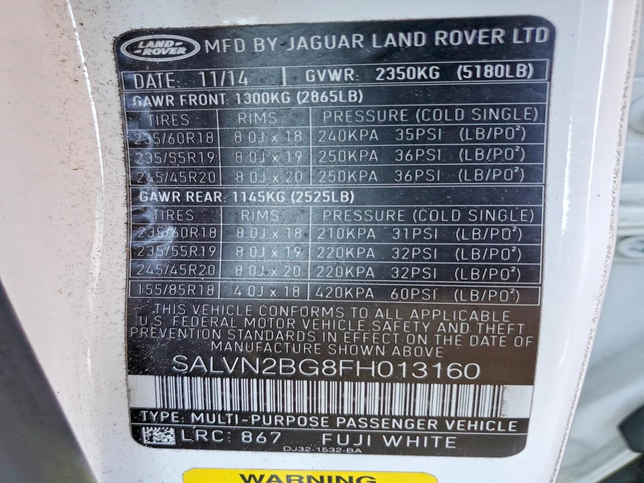 Land Rover Range Rover Pure