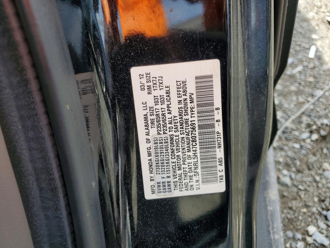 Honda Odyssey Ex