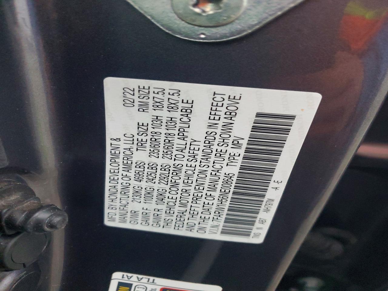 Honda Crv Ex
