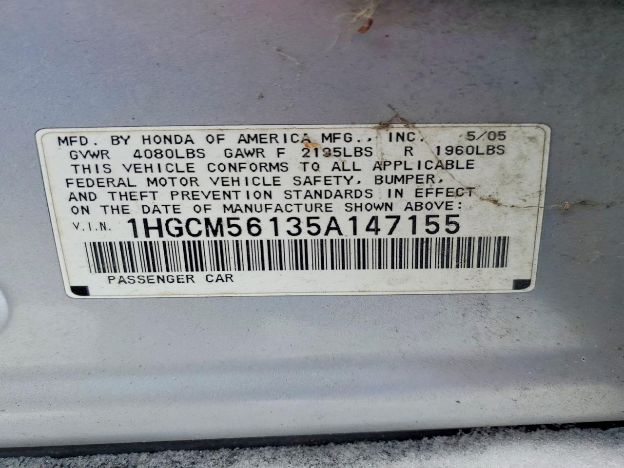 Honda Accord Dx
