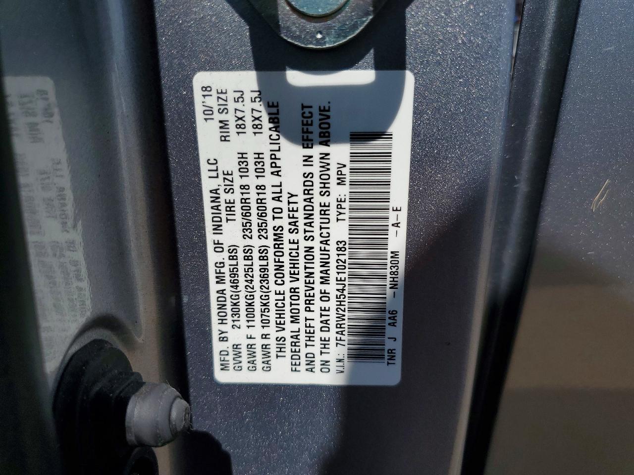 Honda Crv Ex