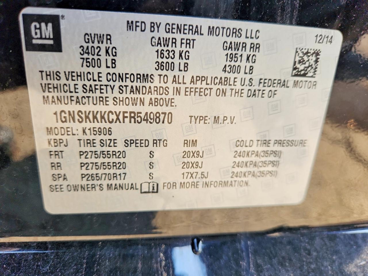 Chevrolet Suburban K1500 Ltz