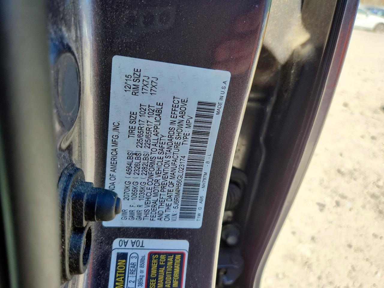 Honda Crv Ex