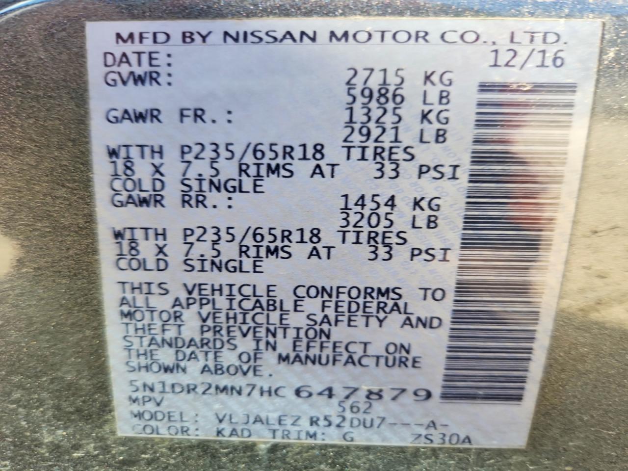 Nissan Pathfinder Sv