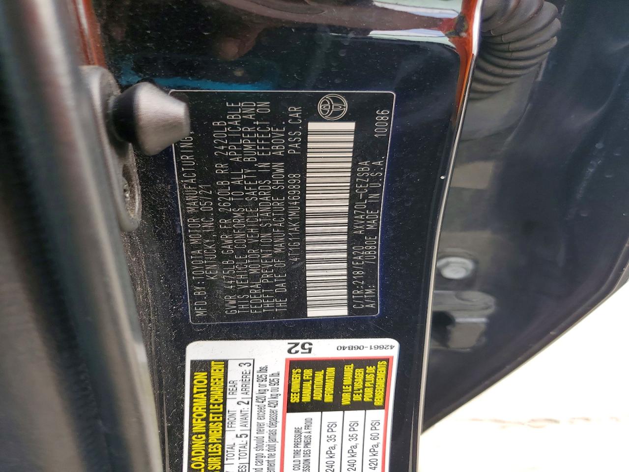 Toyota Camry Se