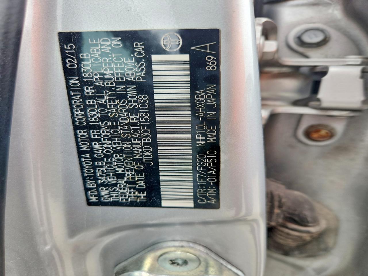 Toyota Prius c Three