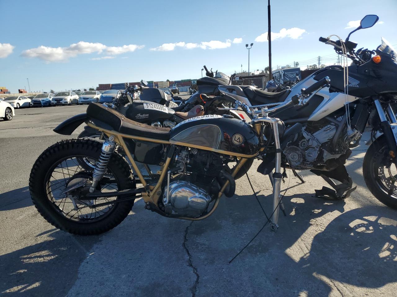 Salvage Honda Cb Cycle Image