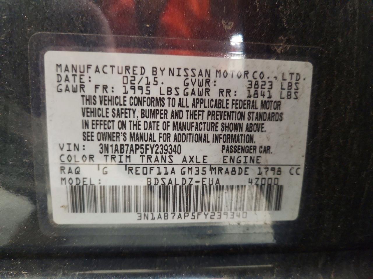 Nissan Sentra Sv