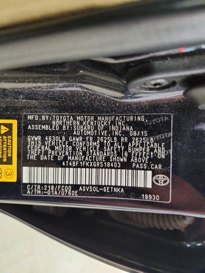 Toyota Camry Le