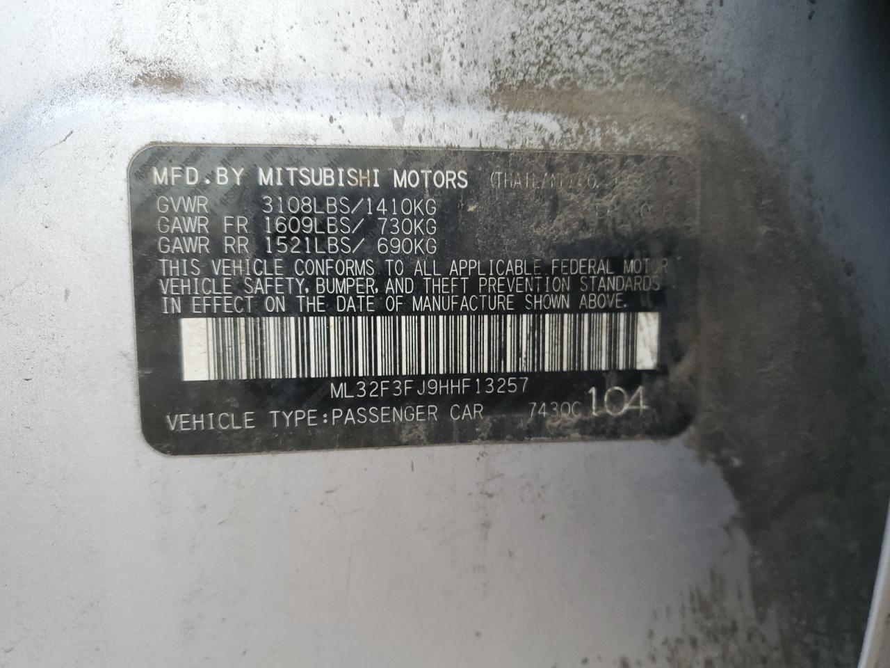 Mitsubishi Mirage G4 Es