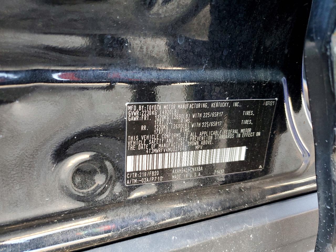 Toyota RAV4 Le