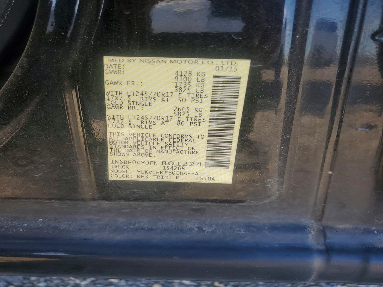 Nissan Nv 2500
