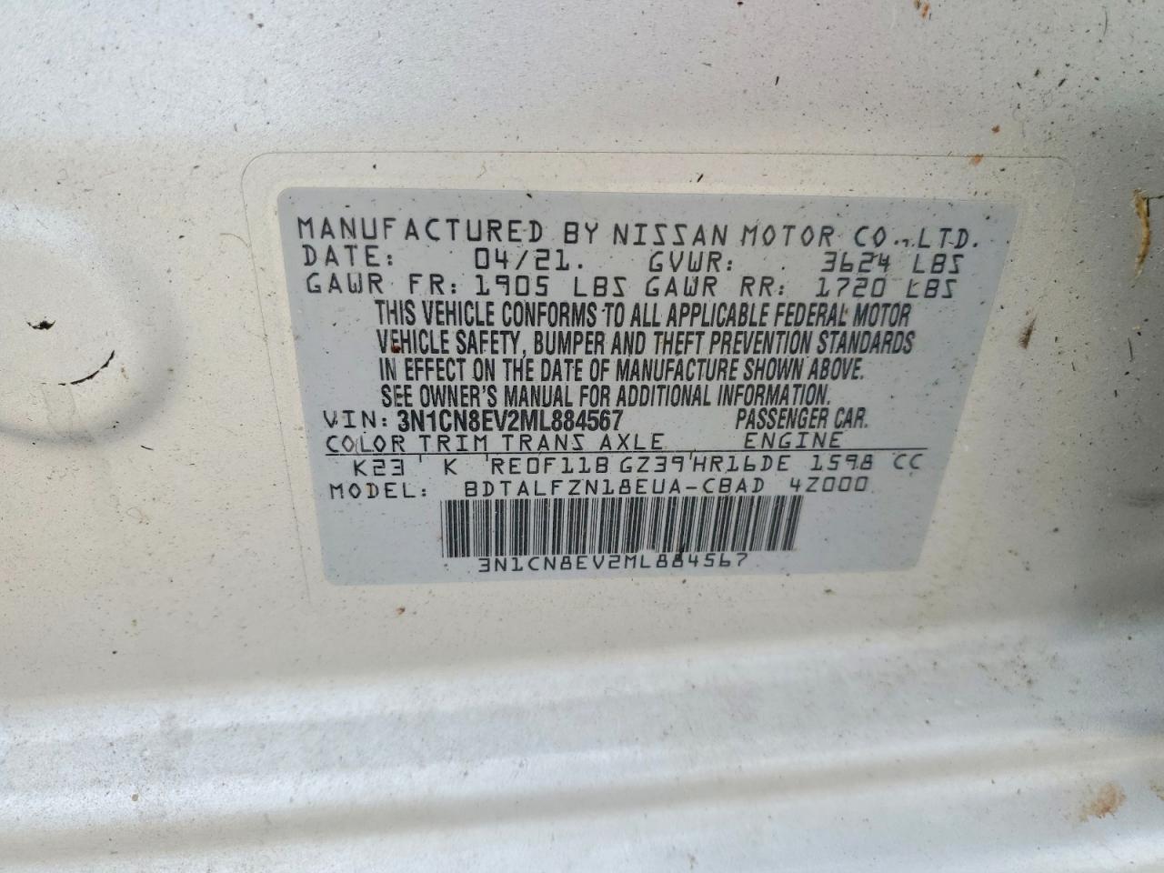 Nissan Versa Sv