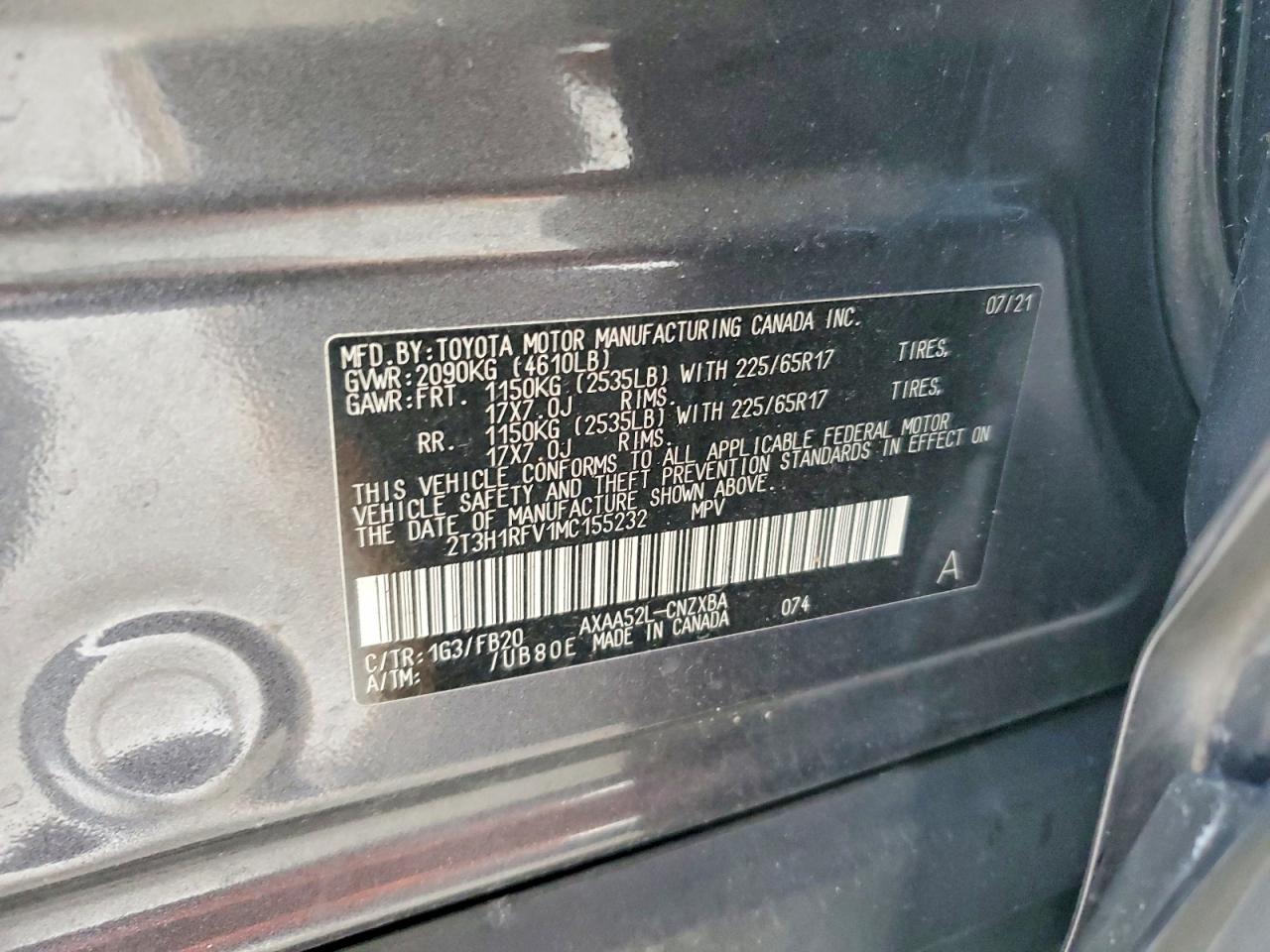 Toyota RAV4 Le