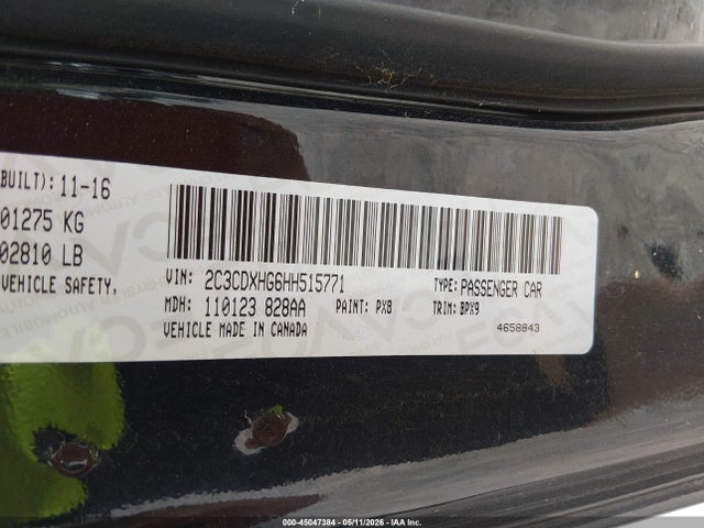 Dodge Charger Sxt Rwd