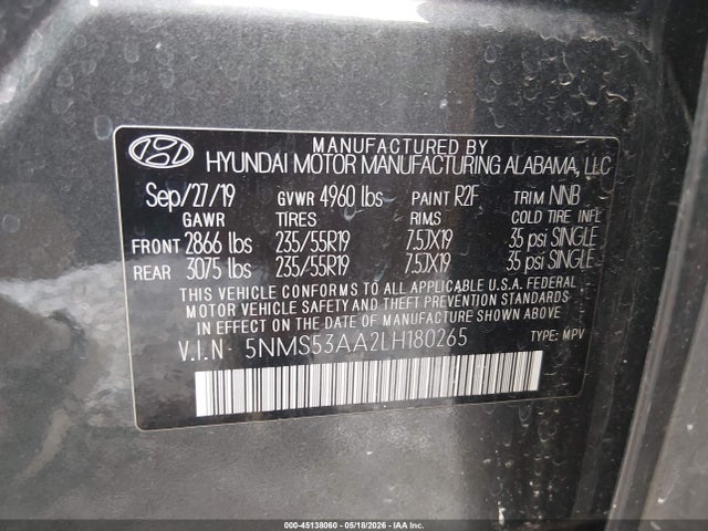Hyundai SANTA FE Limited 2.0t