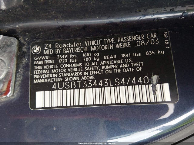 BMW Z Series 2.5i