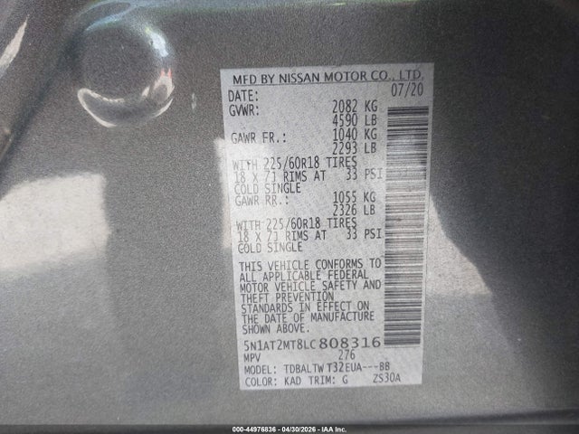 Nissan Rogue Sv Fwd