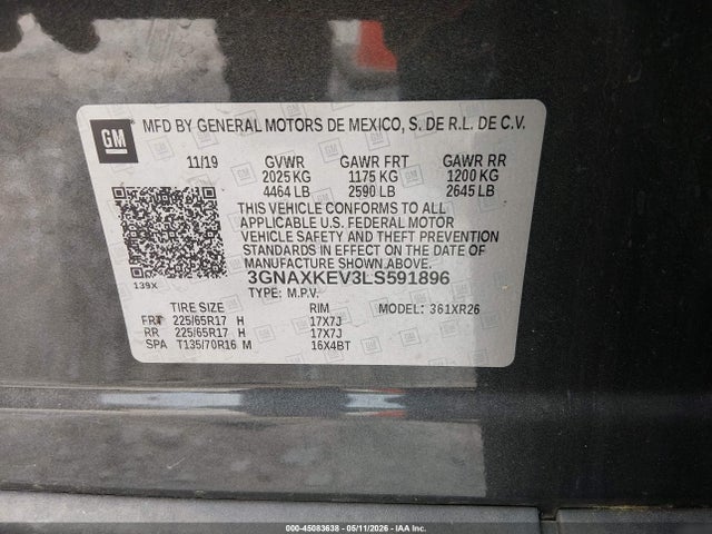 Chevrolet Equinox Fwd Lt 1.5l Turbo