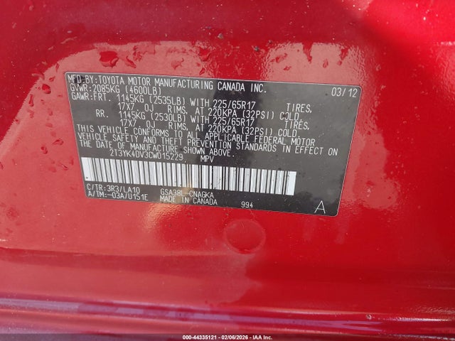 Toyota RAV4 Limited V6