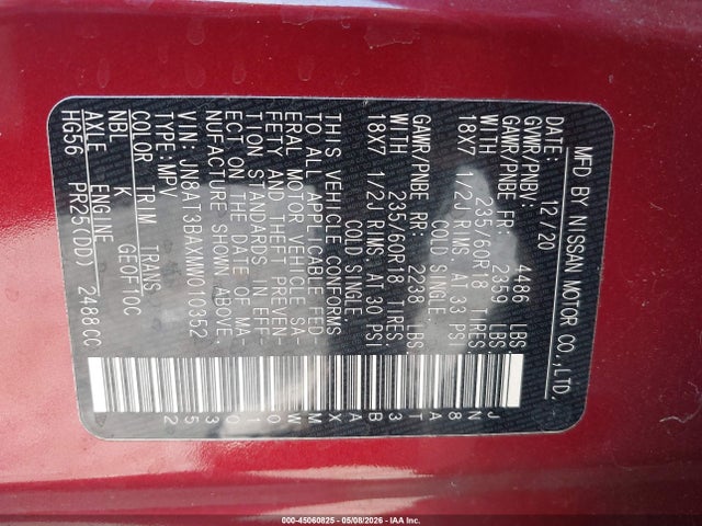 Nissan Rogue Sv Fwd