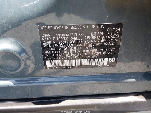 Honda HR-V Awd Lx