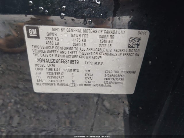 Chevrolet Equinox 2lt