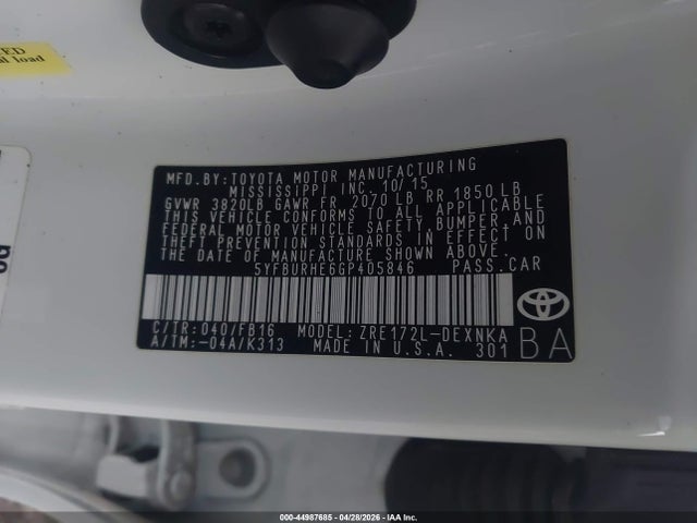 Toyota Corolla Le