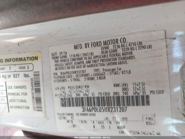 Ford Fusion Se