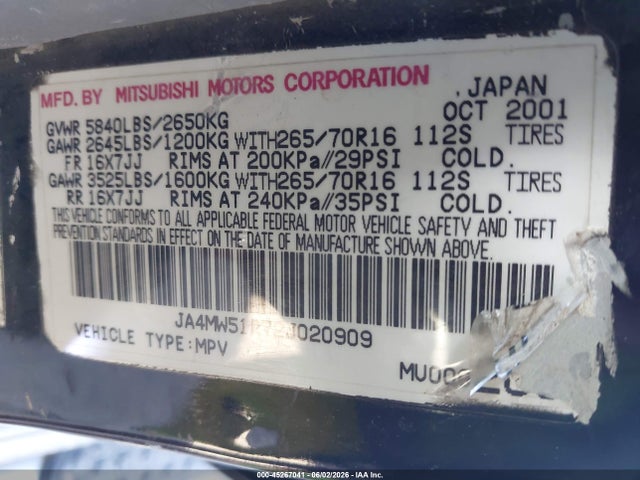 Mitsubishi Montero Limited