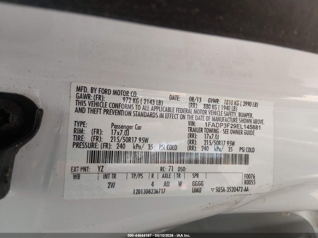 Ford Focus Se