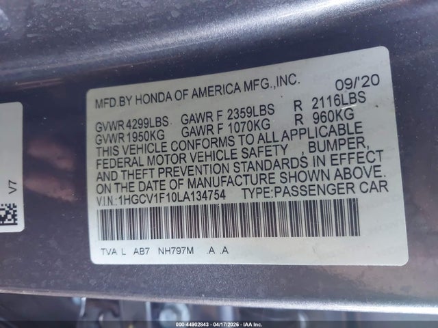 Honda Accord Lx