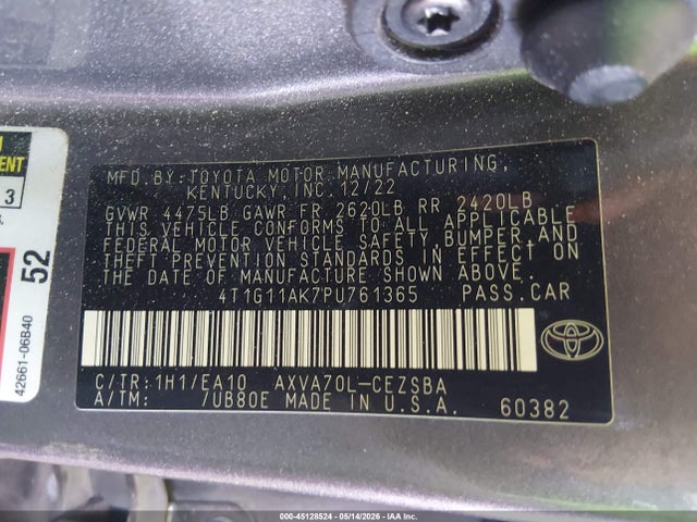 Toyota Camry Se