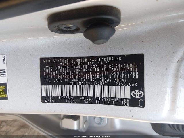 Toyota Corolla Le