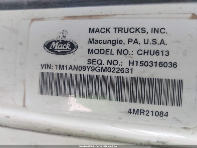 Mack 600 Chu600