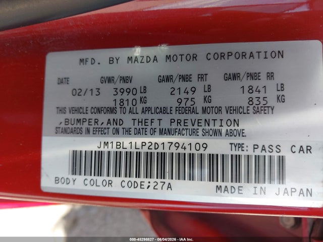 Mazda Mazda3 I Touring
