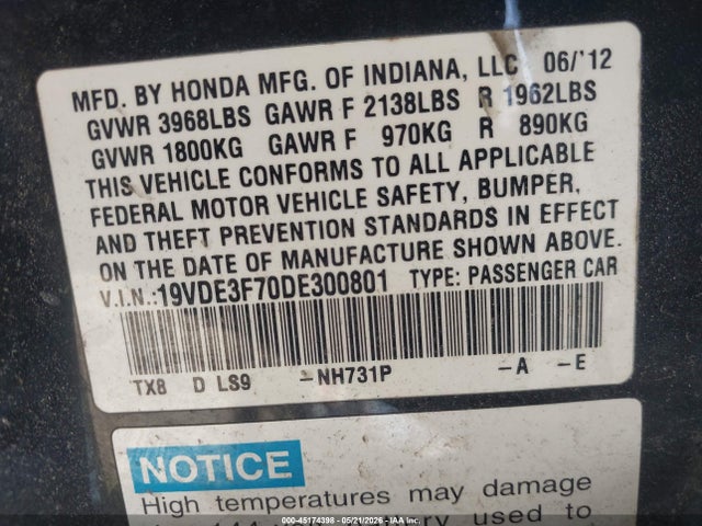 Acura Ilx Hybrid 1.5l