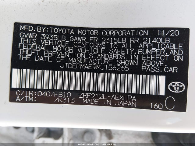 Toyota Corolla Le