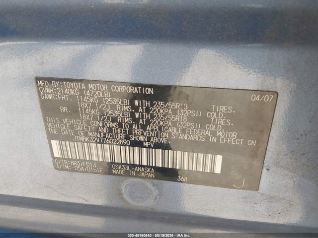Toyota RAV4 Sport V6