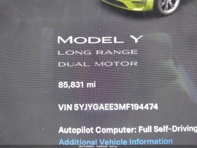 Tesla Model Y Long Range Dual Motor All-wheel Drive
