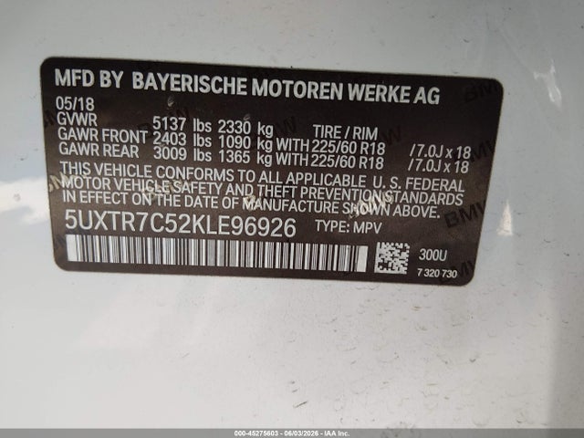 BMW X Series Sdrive30i
