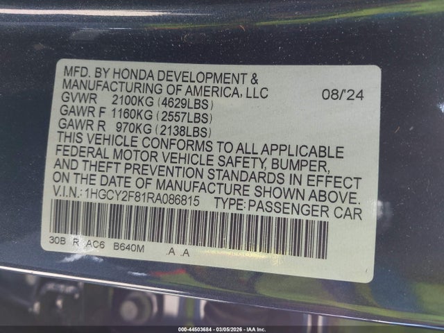 Honda Accord Touring