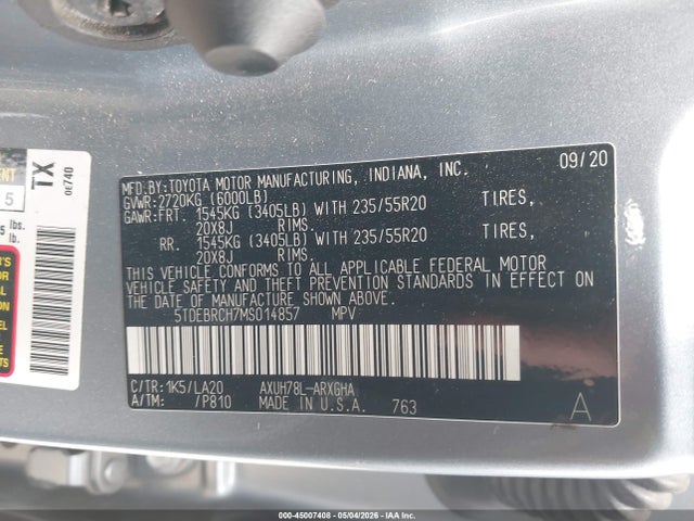 Toyota Highlander Hybrid Platinum
