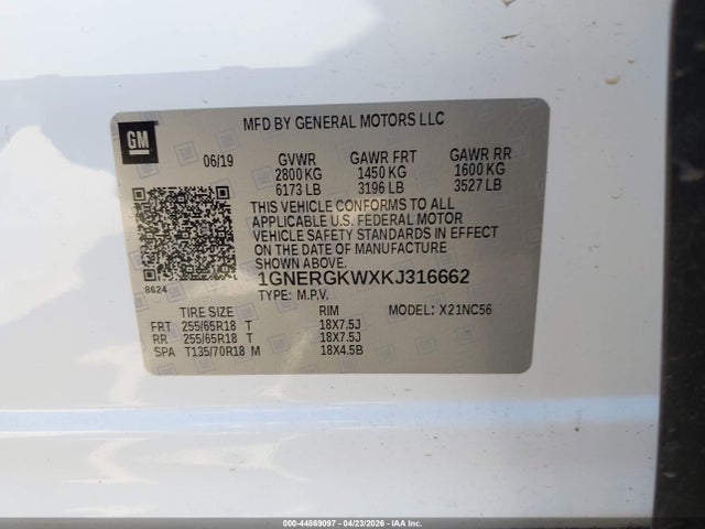 Chevrolet Traverse 1lt