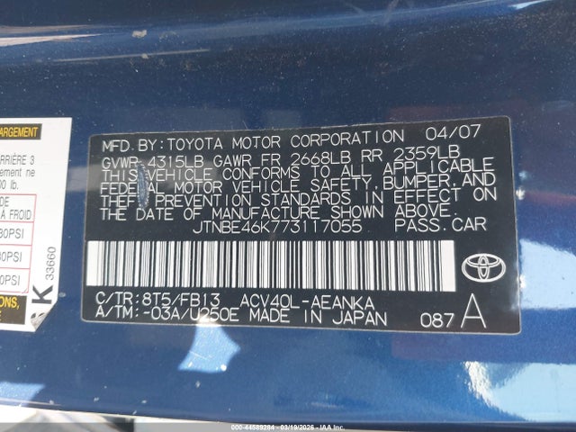 Toyota Camry Le